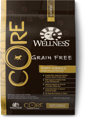 Wellness CORE Natural Dry Grain Free Puppy Food, Chicken & Turkey