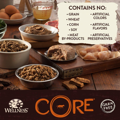 Wellness CORE Natural Dry Grain Free Puppy Food, Chicken & Turkey