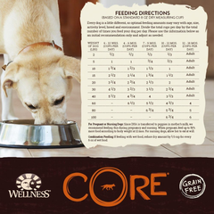 Wellness CORE Natural Dry Grain Free Puppy Food, Chicken & Turkey