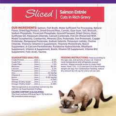 Wellness Complete Health Sliced Adult Wet Cat Food, Natural, Protein-Rich, Grain Free (Salmon Entrée)