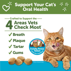 Whimzees Wellness Cat Dental Treats, Natural Chews, Chicken and Tuna Flavor