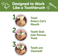 Whimzees Wellness Cat Dental Treats, Natural Chews, Chicken and Tuna Flavor