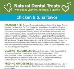 Whimzees Wellness Cat Dental Treats, Natural Chews, Chicken and Tuna Flavor