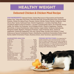 Wellness CORE+ Adult Dry Cat Food for Indoor & Outdoor Cats, Grain Free, Natural, Healthy Weight, Chicken and Chicken Meal
