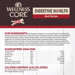 Wellness CORE Digestive Health Beef Grain Free Wet Dog Food