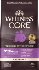 Wellness CORE Grain-Free Senior Dry Dog Food, Made in USA with Natural Ingredients, No Meat by-Product, Fillers, Artificial Flavors, or Preservatives (Turkey)