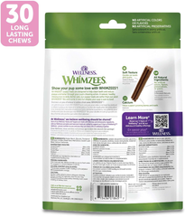 Wellness WHIMZEES Puppy Dog Dental Treats, Natural Chews, Extra Small & Small Size Stick