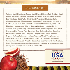 Whole Earth Farms Natural Grain Free Dry Kibble, Wholesome And Healthy Dog Food, Salmon And Whitefish Recipe