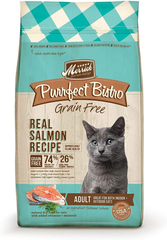 Merrick Purrfect Bistro Grain Free Natural Dry Cat Food For Adult Cats, Real Salmon And Sweet Potato Recipe