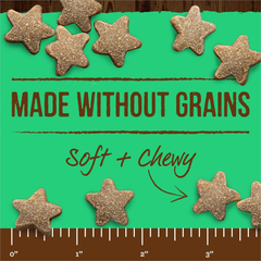 Merrick Power Bites Natural Soft And Chewy Real Meat Dog Treats, Grain Free Snack With Real Rabbit Recipe