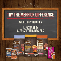 Merrick Power Bites Natural Soft And Chewy Real Meat Dog Treats, Grain Free Snack With Real Rabbit Recipe