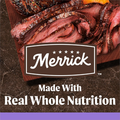 Merrick Premium Grain Free Dry Puppy Food, Wholesome and Natural Kibble with Real Texas Beef and Sweet Potato