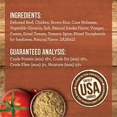 Merrick Dog Jerky, Slow Cooked BBQ Beef Jerky Dog Treats, Texas Style Glazed Jerky Strips