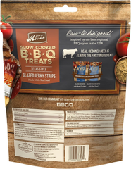 Merrick Dog Jerky, Slow Cooked BBQ Beef Jerky Dog Treats, Texas Style Glazed Jerky Strips