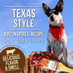 Merrick Dog Jerky, Slow Cooked BBQ Beef Jerky Dog Treats, Texas Style Glazed Jerky Strips
