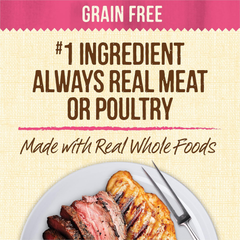 Merrick Lil’ Plates Grain Free Dinner Duos Soft Natural Wet Small Dog Food Variety Pack, Beef and Chicken