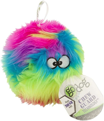 Hear Doggy! Silent Squeak Furballz Plush Dog Toy, Mini, with Chew Guard Technology