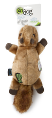 goDog Flatz Squirrel Dog Toy