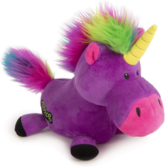 goDog Plush Dog Toy Purple, One Size
