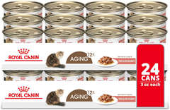 Royal Canin Feline Health Nutrition Aging 12+ Thin Slices In Gravy Canned Cat Food