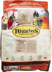 Higgins 466125 Safflower Gold Natural Food For Conure/Cockatiel