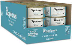 Applaws Natural Wet Cat Food, Limited Ingredient Canned Wet Cat Food, Tuna Fillet in Broth