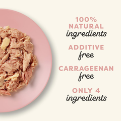 Applaws Natural Wet Cat Food in Broth, Limited Ingredient Canned Wet Cat Food, No Additives, Made with Natural Ingredients, Tuna Fillet with Salmon in Broth