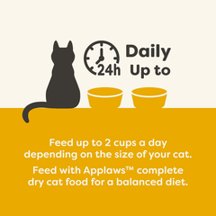 Applaws Natural Wet Cat Food in Broth, Limited Ingredient Cat Food Cups, Grain-Free Cat Food Pots, No Artificials, 100% Natural Ingredient Cat Food, Chicken Breast & Duck in Broth