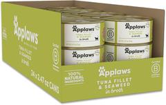 Applaws Natural Wet Cat Food, Limited Ingredient Canned Wet Cat Food, Tuna with Seaweed in Broth