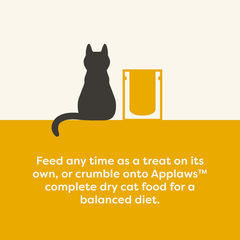 Applaws Natural Cat Treats, Limited Ingredient Freeze-Dried Cat Treats, 100% Protein, Healthy & Nutritious, Grain-Free, Single-Ingredient Cat Treats, Chicken Freeze Dried Cat Treats