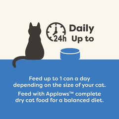 Applaws Natural Wet Cat Food in Broth, Limited Ingredient Canned Wet Cat Food, No Additives, Made with Natural Ingredients, Tuna Fillet & Crab in Broth