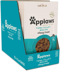 Applaws Natural Grain-Free Chewy Cat Treats, High-Protein & Limited Ingredient, Healthy Chewy Tuna Treats for Cats