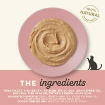 Applaws Natural Wet Cat Food in Mousse, Limited Ingredient Wet Cat Food Pouches, No Additives, Made with Natural Ingredients, Tuna Fillet & Salmon in Mousse