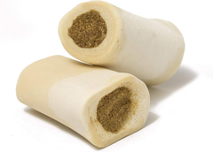 Cadet Stuffed Shin Bone - Highly Digestible, High Protein, Long-Lasting Dog Chew Bone for Aggressive Chewers, Supports Dental Health, - Peanut Butter Flavor