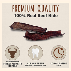 Cadet Premium Grade Beef Hide Chips for Dogs Beef Flavor