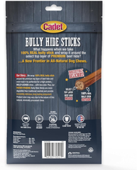 Cadet Bully Hide Sticks for Small Dogs, All-Natural Beef Pizzle, Limited-Ingredient Long-Lasting Dog Chews for Aggressive Chewers