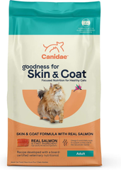 Canidae Goodness for Skin and Coat, Premium Adult Dry Cat Food with Real Salmon
