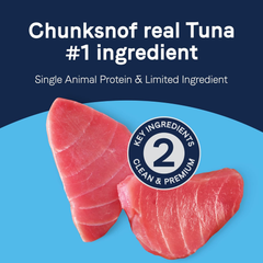 CANIDAE Pure Protein Topper Wet Dog Food, Chunks of Real Tuna in Gravy Recipe