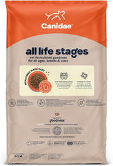 Canidae All Life Stages Premium Dry Dog Food for All Breeds, Multi-Protein Recipe with Chicken, Turkey & Lamb Meals Recipe, For All Ages & Multi-Dog Homes