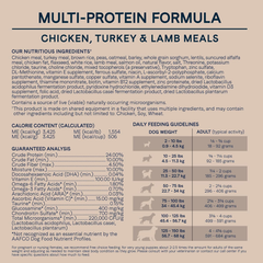 Canidae All Life Stages Premium Dry Dog Food for All Breeds, Multi-Protein Recipe with Chicken, Turkey & Lamb Meals Recipe, For All Ages & Multi-Dog Homes