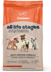Canidae All Life Stages Premium Dry Dog Food for All Breeds, Multi-Protein Recipe with Chicken, Turkey & Lamb Meals Recipe, For All Ages & Multi-Dog Homes