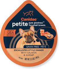 Canidae PURE Petite Limited Ingredient Premium Small Breed Wet Dog Food, Salmon and Shrimp Pâté