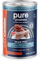 CANIDAE® PURE Lamb, Turkey & Chicken Recipe Dog Wet
