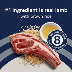 CANIDAE Pure Real Lamb & Brown Rice Recipe Dog Dry