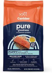CANIDAE Pure Dry Puppy Food with Wholesome Grains, Real Salmon & Oatmeal