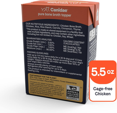 Canidae Pure Bone Broth Topper with Real Chicken & Rice Wet Dog Food