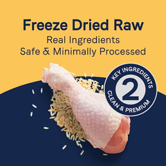 Canidae Pure 3-in-1 Goodness Premium Freeze-Dried Raw Dog Food with Chicken & Brown Rice