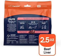 Canidae Pure 3-in-1 Goodness Premium Freeze-Dried Raw Dog Food with Beef Liver