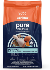 Canidae Pure Grain Free Dry Puppy Food, Real Chicken, Lentil & Whole Egg
