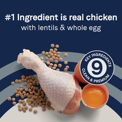 Canidae Pure Grain Free Dry Puppy Food, Real Chicken, Lentil & Whole Egg